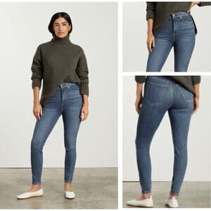 NEW Everlane The Way-High Skinny Jean in Authentic Blue - Size 24
